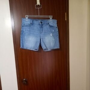 LOFT denim shorts.